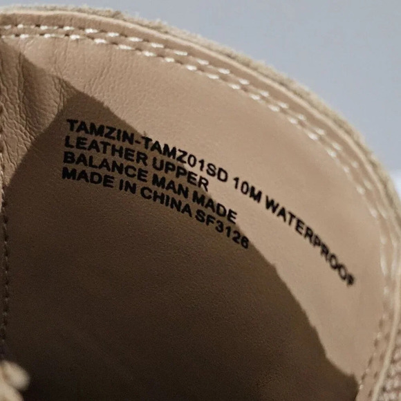 NEW Blondo Tamzin Ankle Boot Womens 10 Waterproof Tan Suede Block Heel - Picture 13 of 14